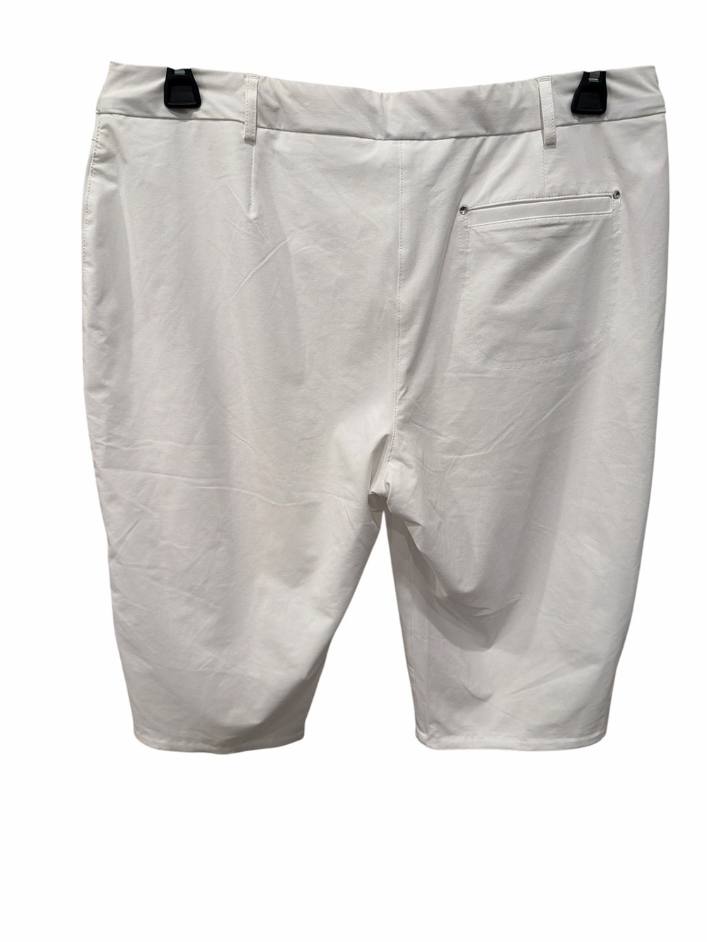 Sporty luxe 🤍 Jamie Sadock White Golf Capris Stretch Zip Detail Size 12 - Picture 3 of 6